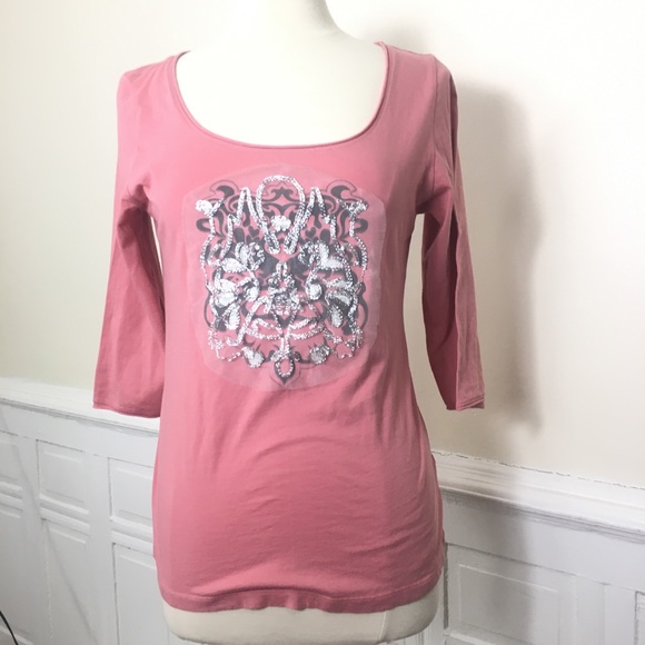 Unique Scoop Neck with Silver Embroidery - Picture 3 of 7